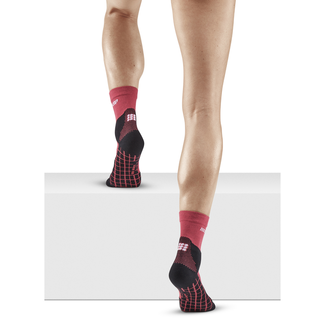 Hiking Light Merino Mid Cut Compression Socks, Women
