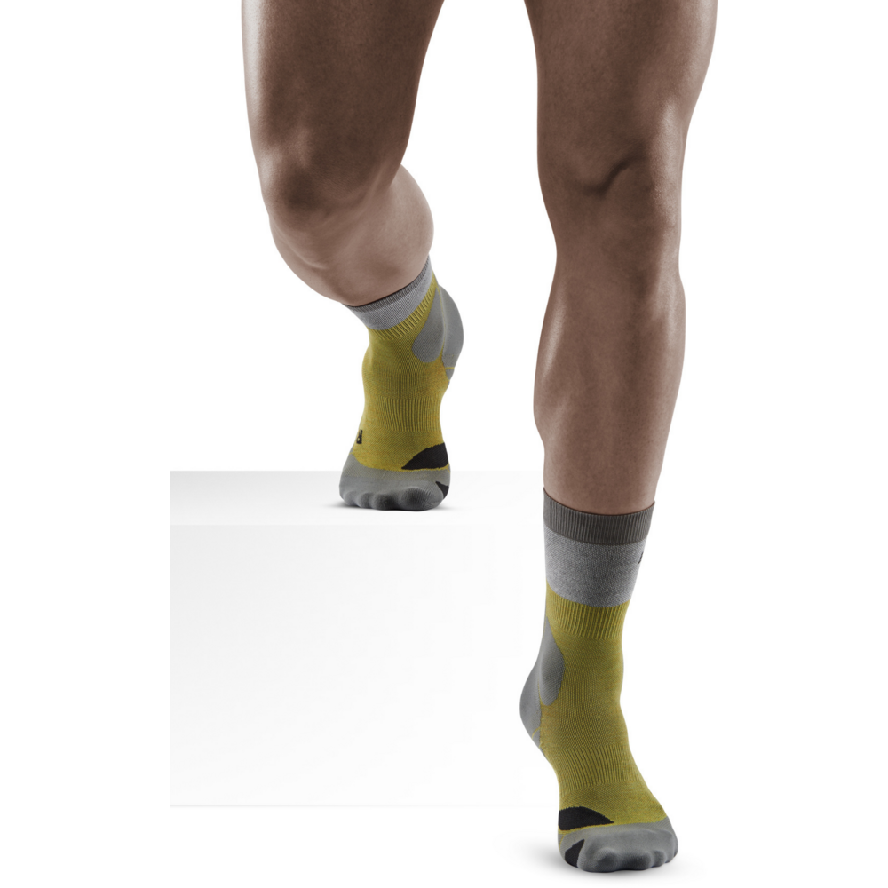 Men\'s Hiking Light Merino Mid CEP Compression Compression Cut – Socks
