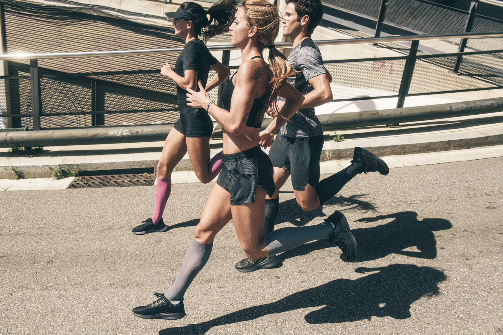Γυναικείες κάλτσες για τρέξιμο CEP, κολάν, μανίκια