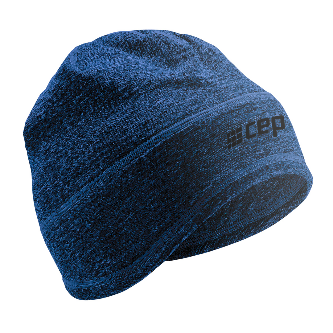 CEP Dark Blue Melange Winter Run Beanie W0MBFR0
