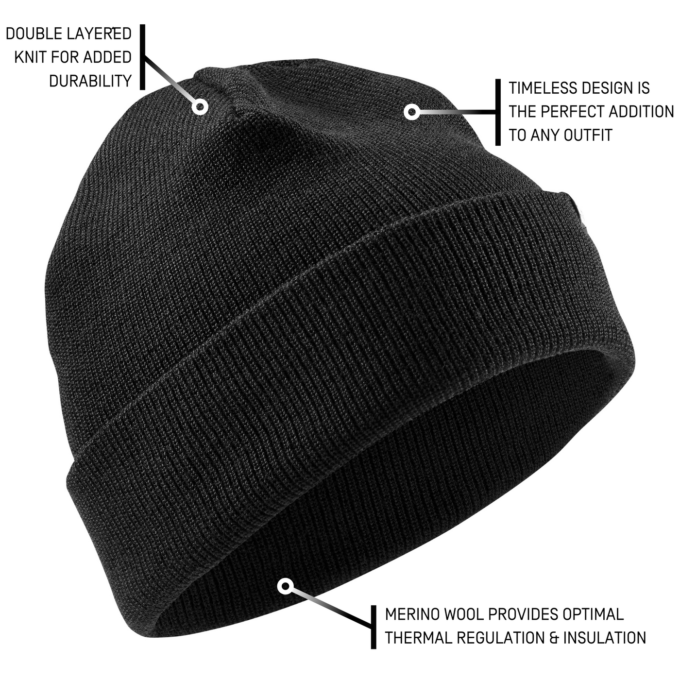 Cold Weather Merino Beanie