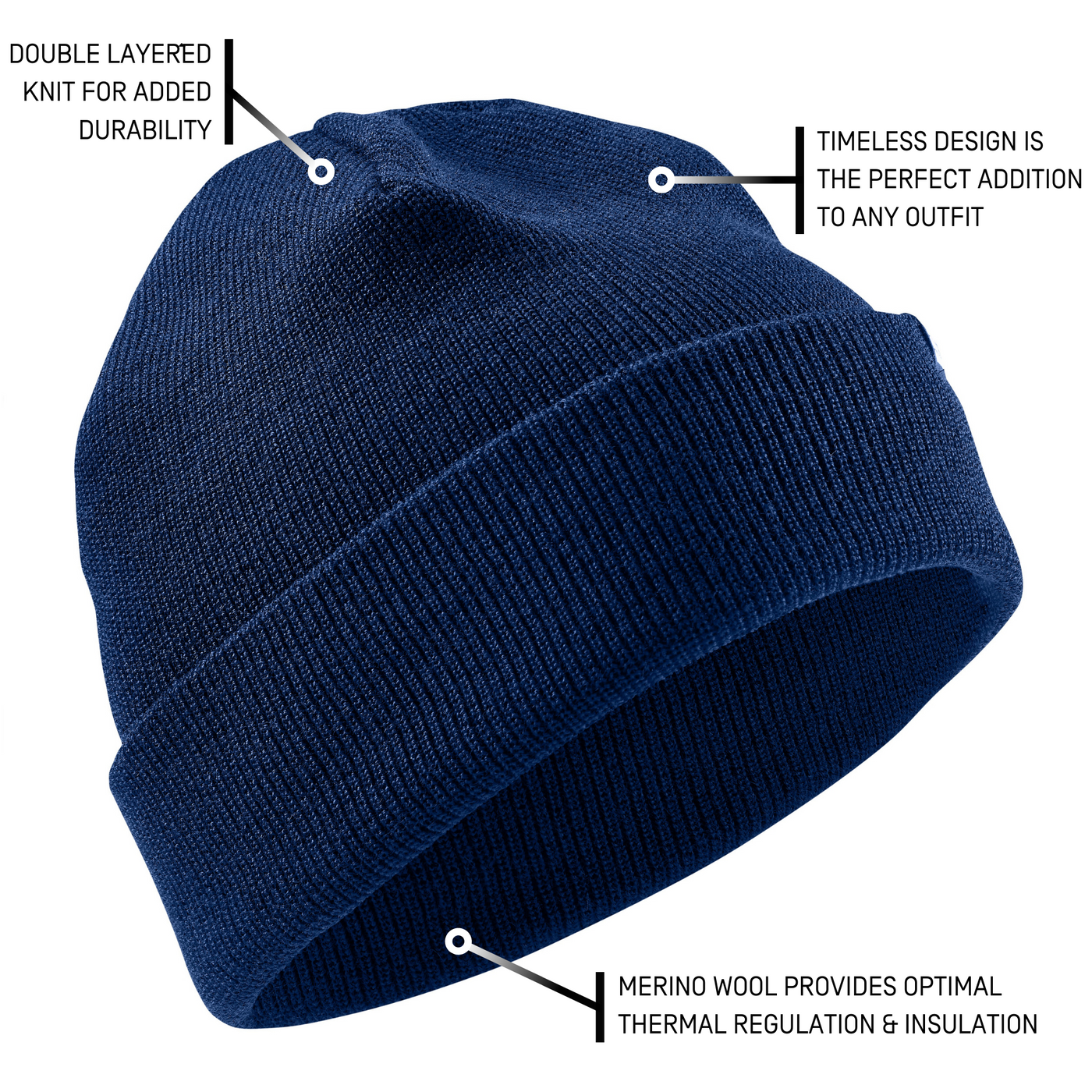 Cold Weather Merino Beanie