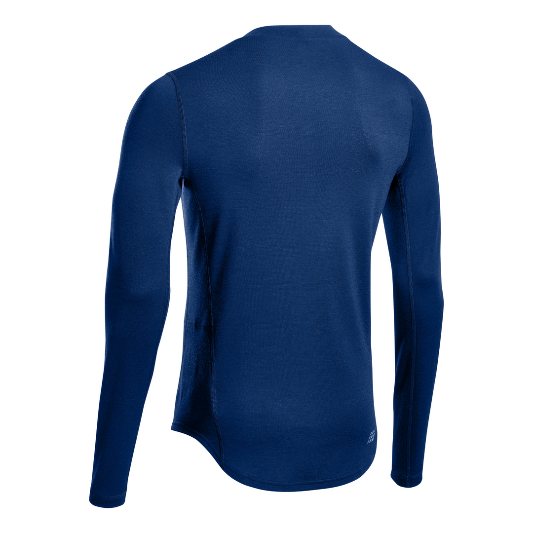 Ανδρικό μακρυμάνικο πουκάμισο Merino για κρύο καιρό