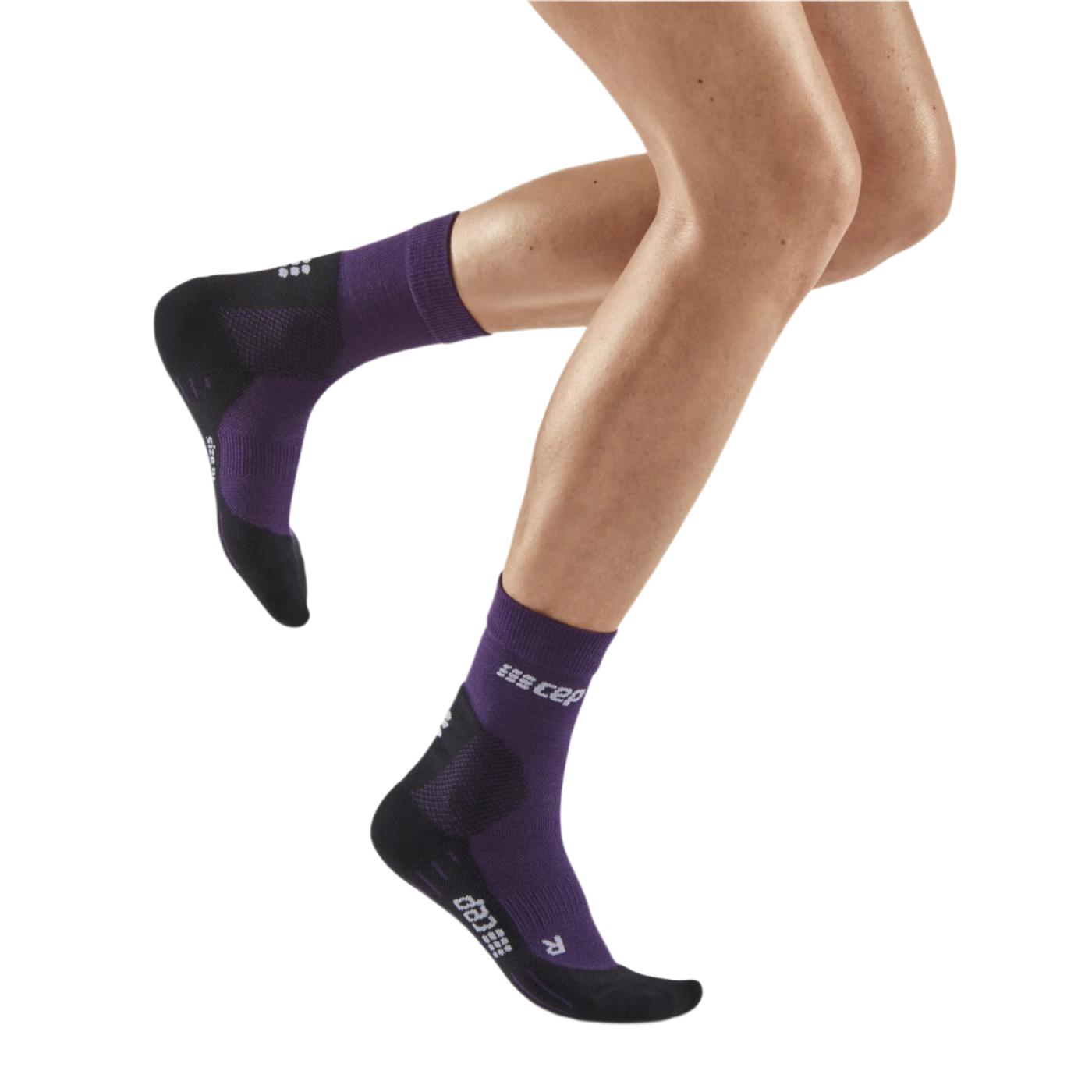 Cold Weather Mid Cut Compression Socks, Women