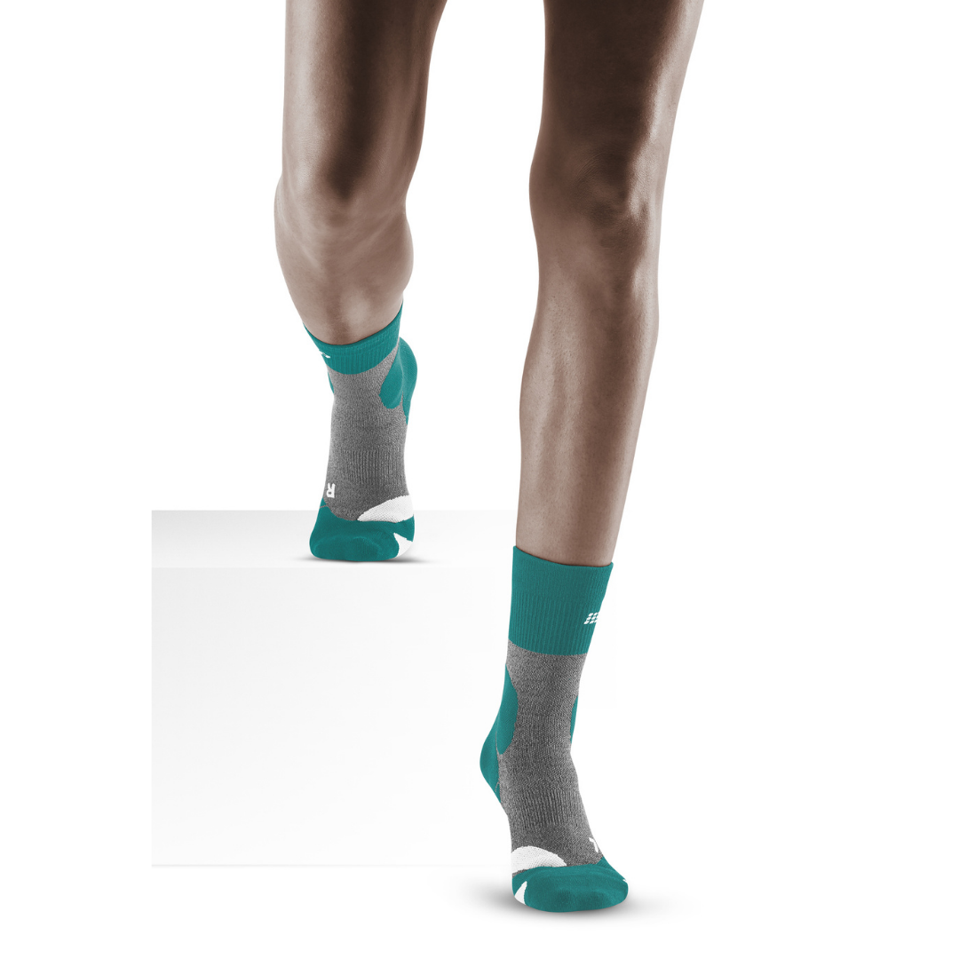 Hiking Merino Mid Cut Compression Socks, Women