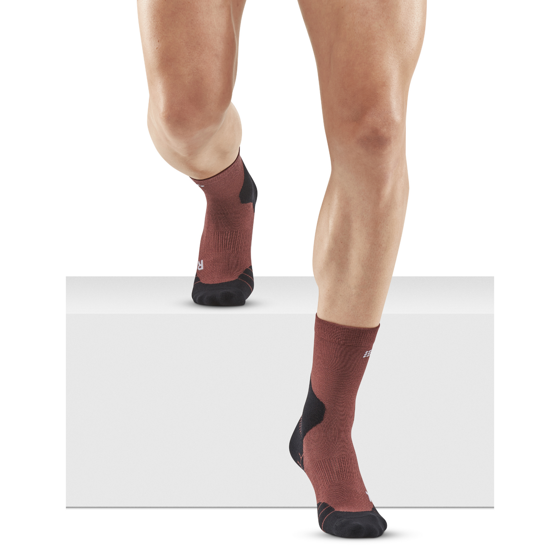 Hiking Light Merino Mid Cut Compression Socks for Men