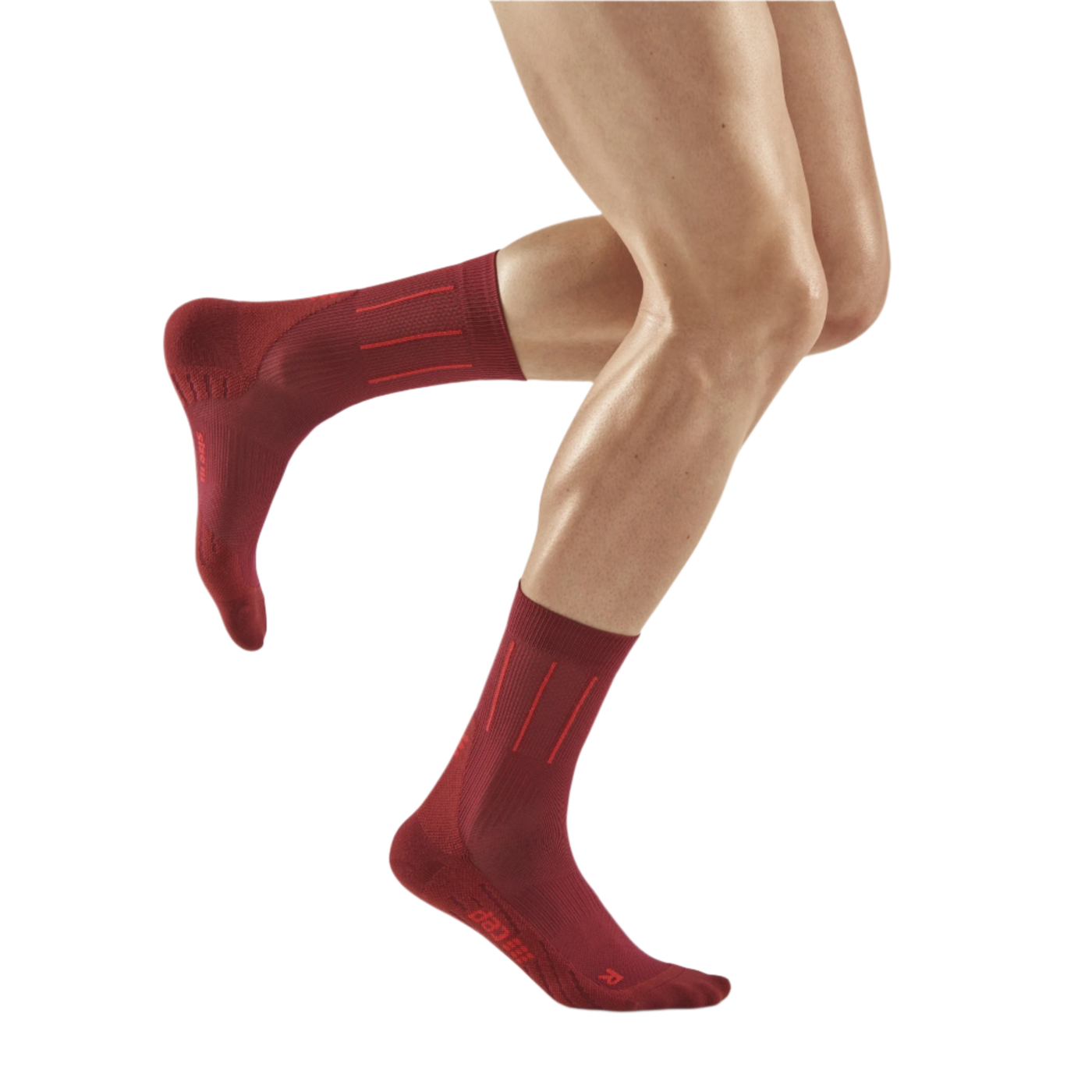 Pinstripe Mid Cut Compression Socks, Men