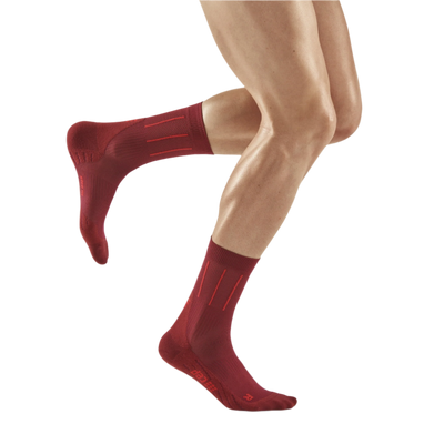 Pinstripe Mid Cut Compression Socks, Men
