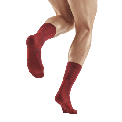 Pinstripe Mid Cut Compression Socks, Men