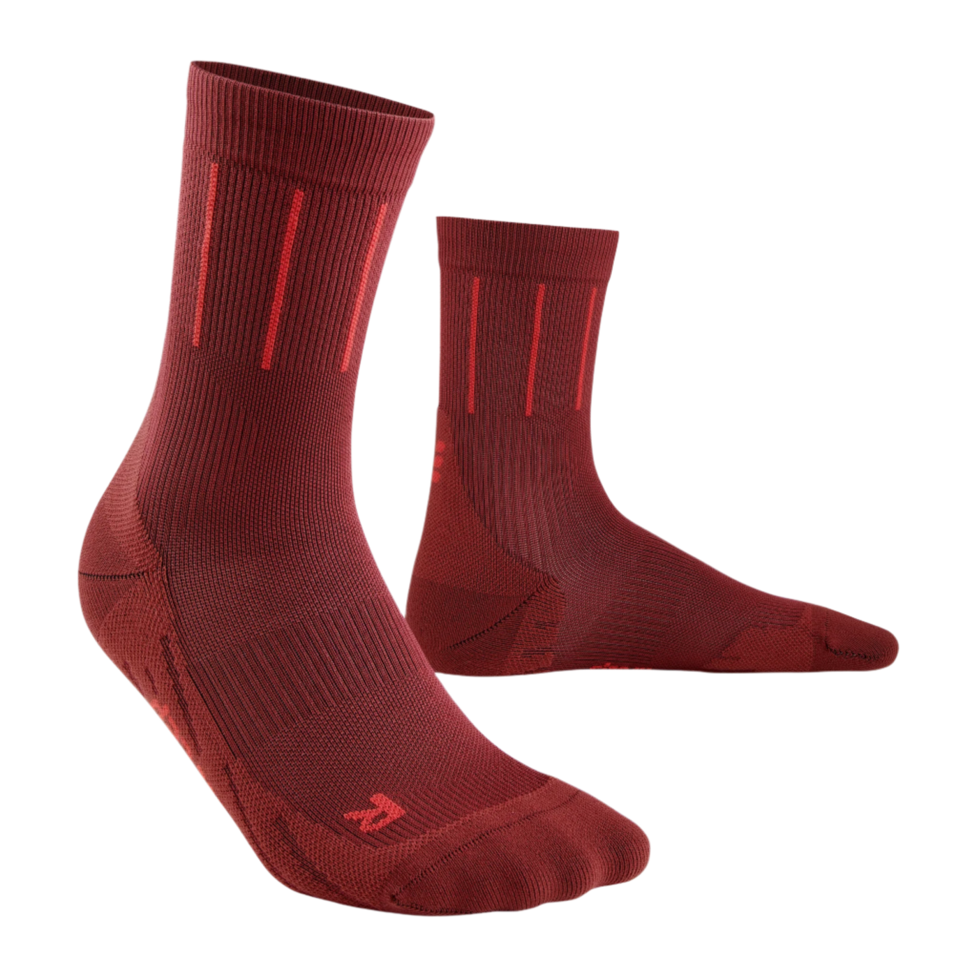 Pinstripe Mid Cut Compression Socks, Men