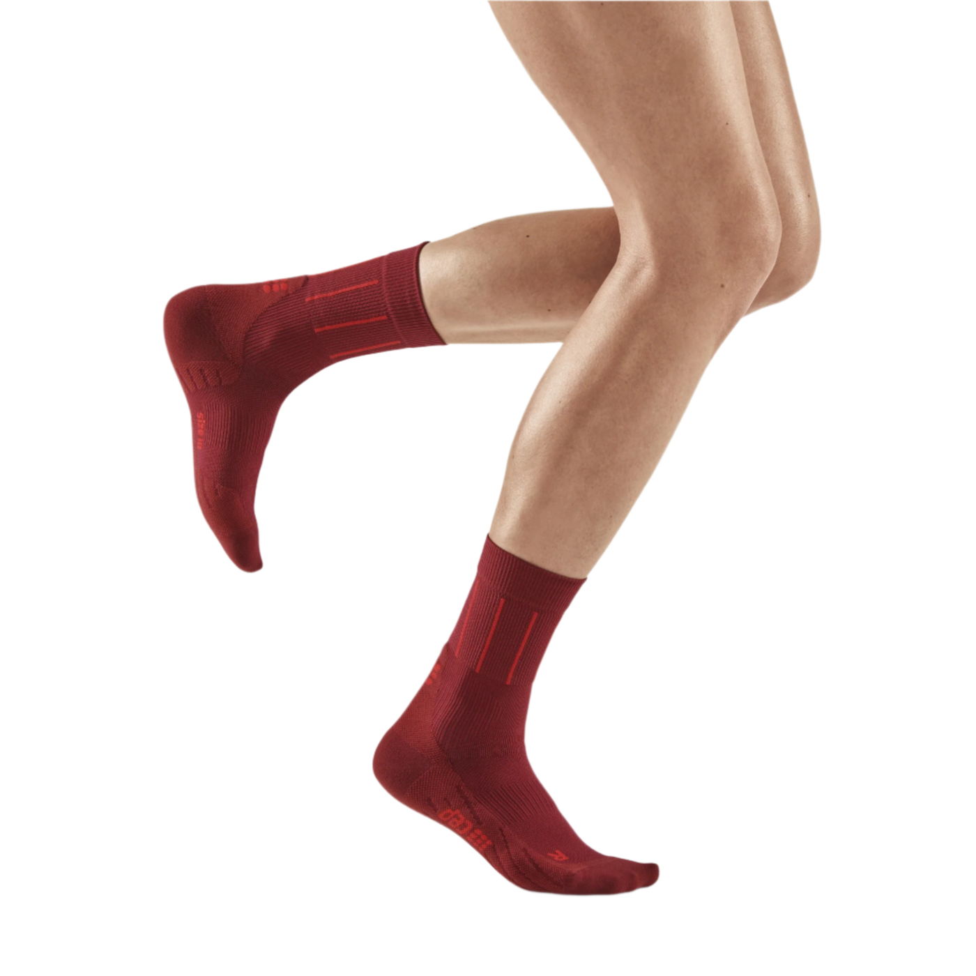 Pinstripe Mid Cut Compression Socks, Women