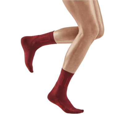 Pinstripe Mid Cut Compression Socks, Women
