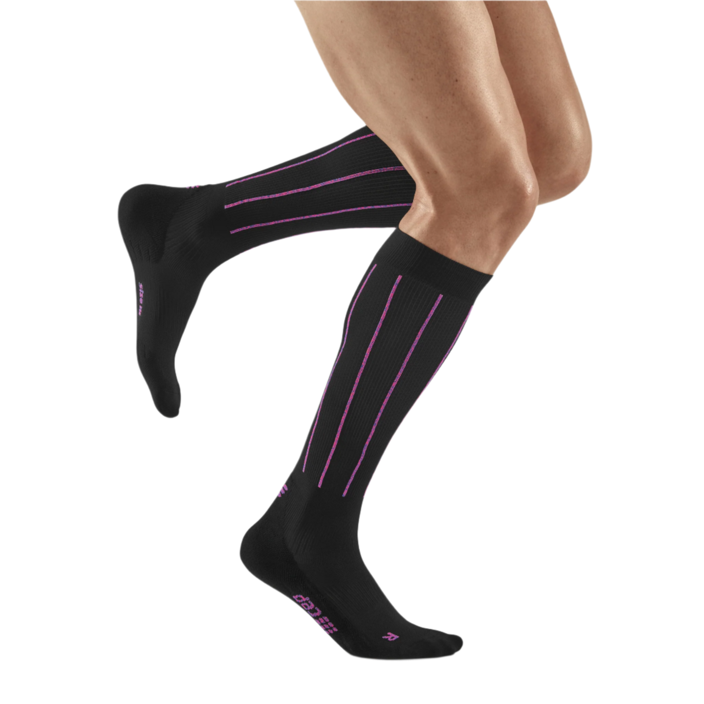 Pinstripe Tall Compression Socks, Men