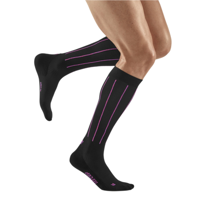 Pinstripe Tall Compression Socks, Men