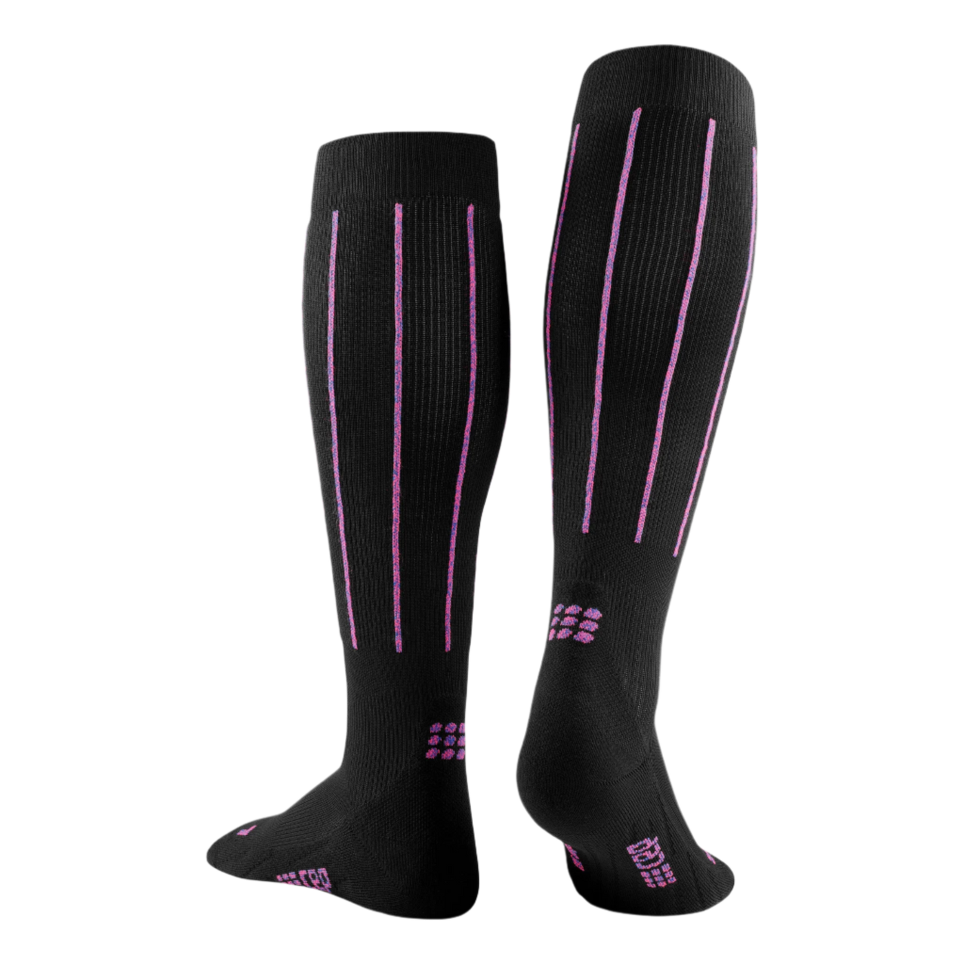 Pinstripe Tall Compression Socks, Women