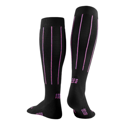 Pinstripe Tall Compression Socks, Women