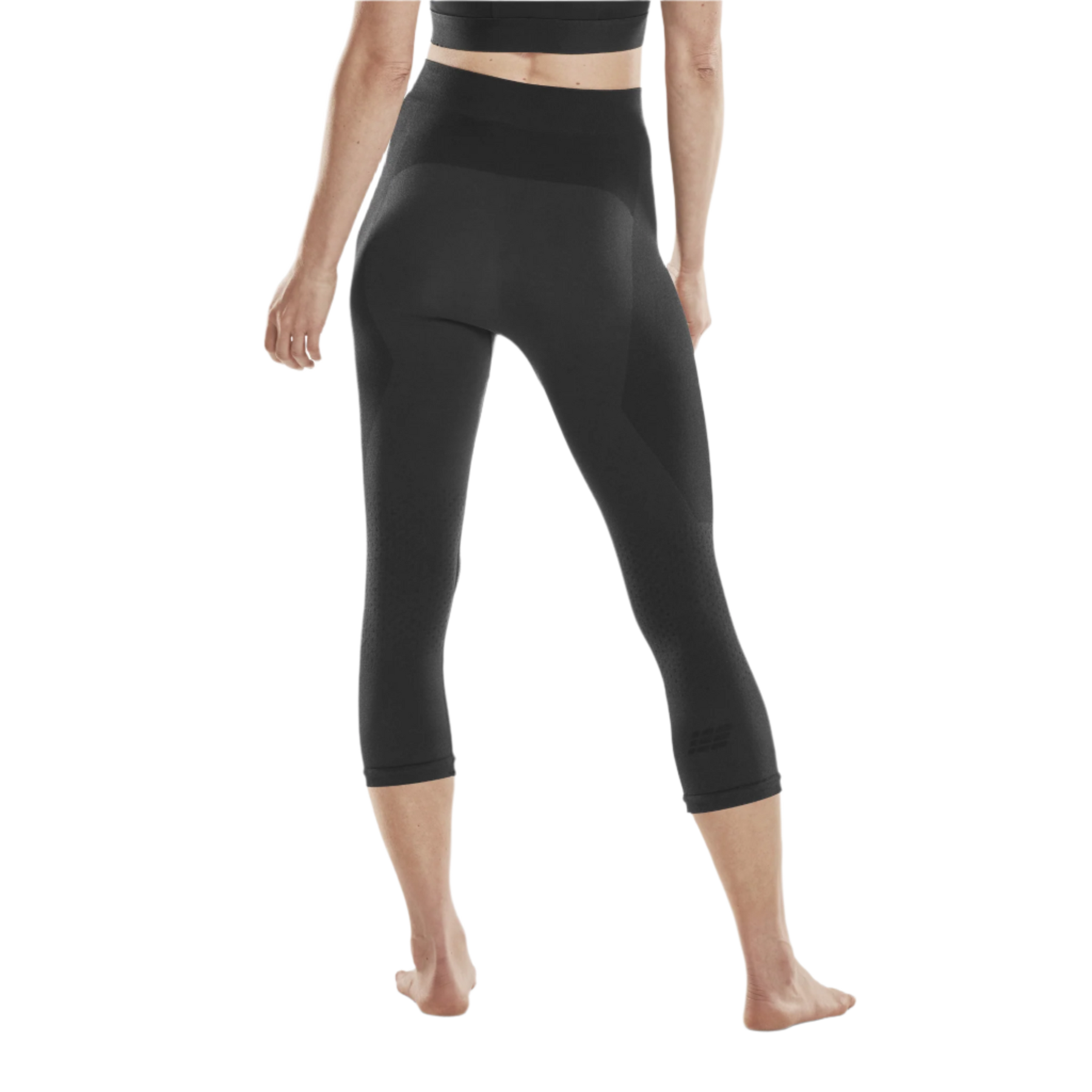 3 quarter black leggings online