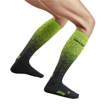 Ski Snowfall Tall Compression Socks, Women