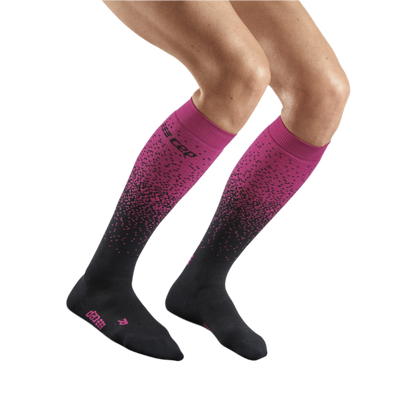Ski Snowfall Tall Compression Socks, Women