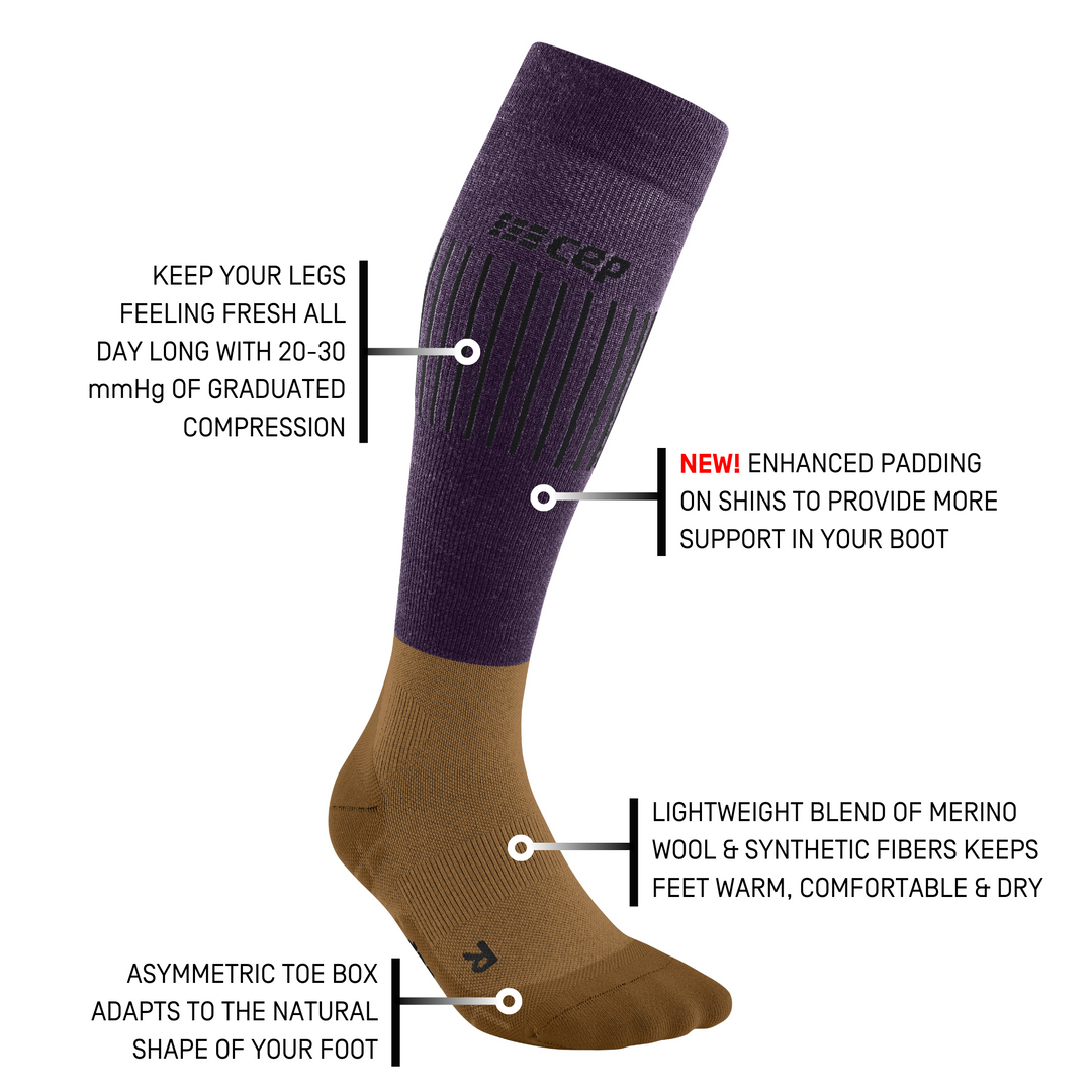 Ultralight Compression Ski Socks for Men