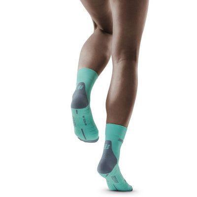 Short Compression Socks 3.0, Women, Ice/Grey - Back View