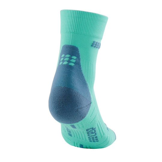 Short Compression Socks 3.0, Women, Mint/Grey - Back Alternate View