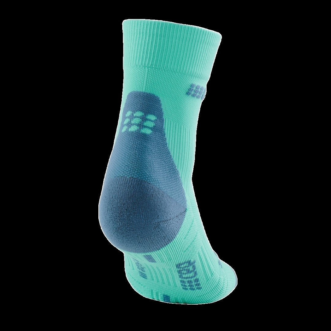 Short Compression Socks 3.0, Women, Mint/Grey - Back Alternate View