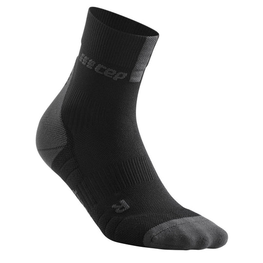 Κοντές Κάλτσες Συμπίεσης 3.0, Γυναικείες, Μαύρο/Σκούρο Γκρι - Πλάγια Όψη