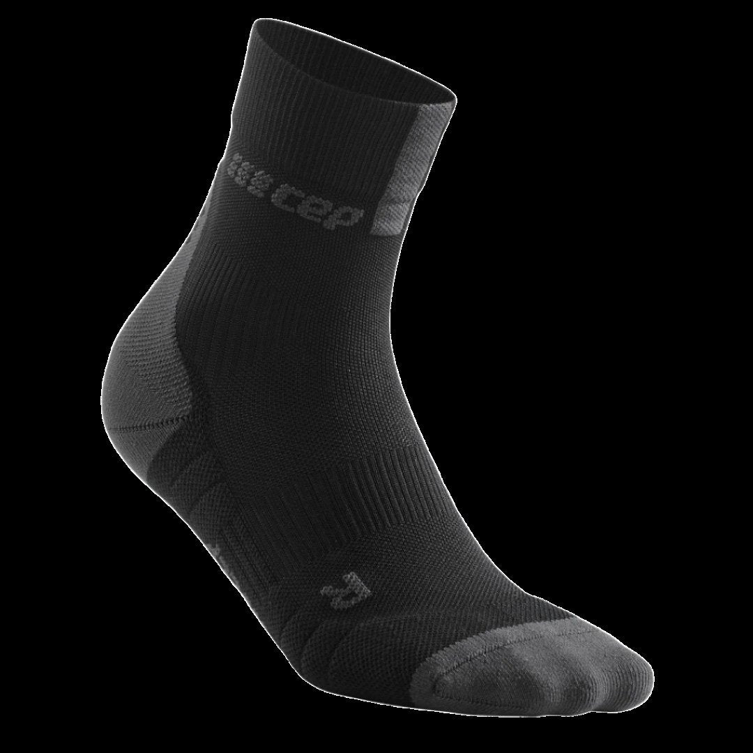 Short Compression Socks 3.0, Women, Black/Dark Grey - Side View
