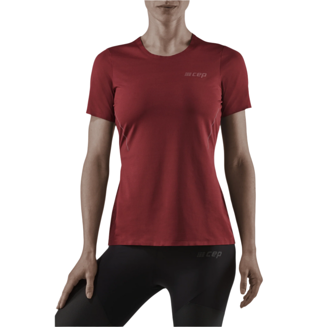 Camiseta De Manga Corta Para Correr Mujer