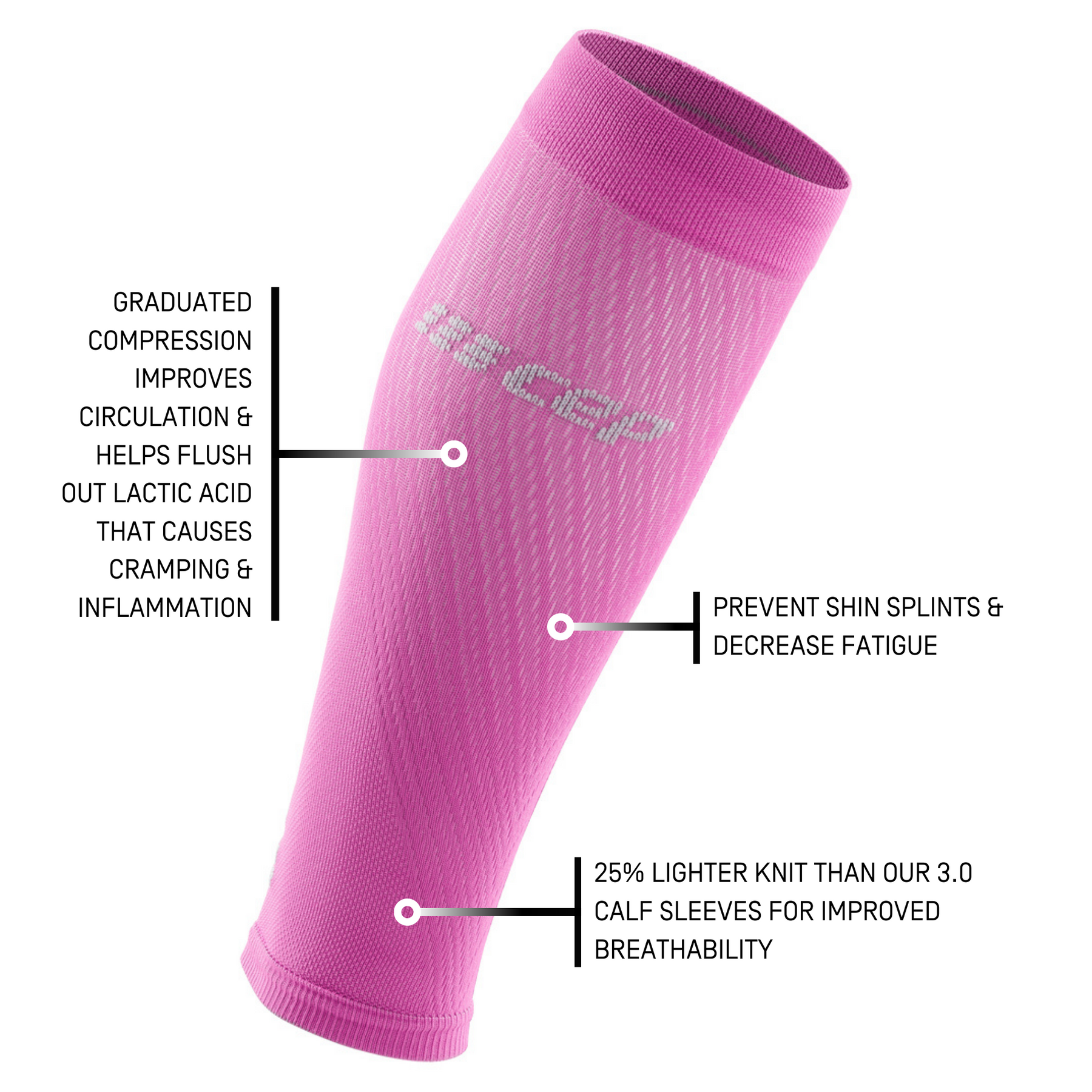 Ultralight Compression Calf Sleeves for Women