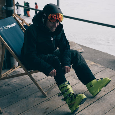 Ski Merino Tall Compression Socks, Women, Black Anthracite, Lifestyle