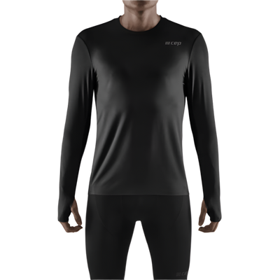 Run Long Sleeve Shirt, Men, Black