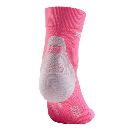 Κοντές Κάλτσες Συμπίεσης 3.0, Γυναικείες, Ροζ/Ανοιχτό Γκρι - Εναλλασσόμενη Όψη Πίσω