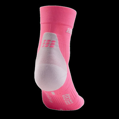 Short Compression Socks 3.0, Women, Rose/Light Grey - Back Alternate View