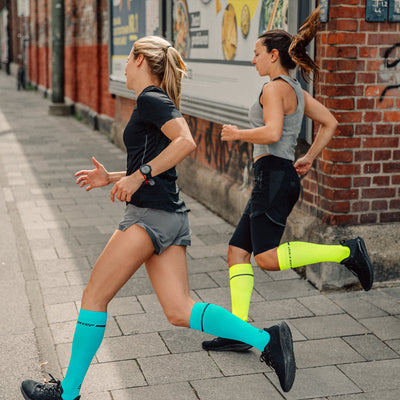 Neon Tall Compression Socks, Women