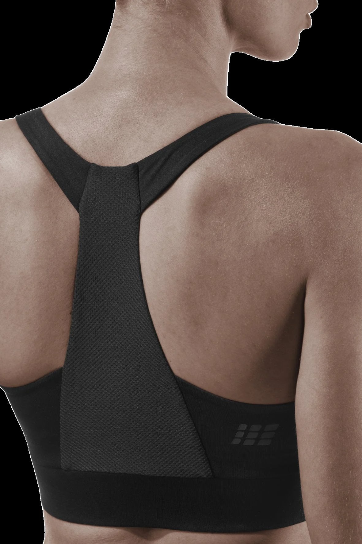 Sports Bra, Black, Back Detail