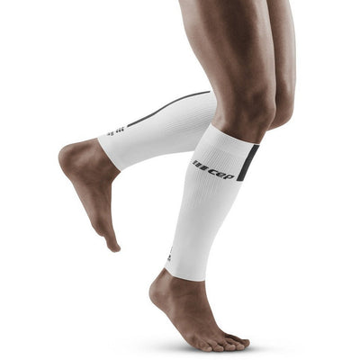 Compression Calf Sleeves 3.0, Men, White/Dark Grey