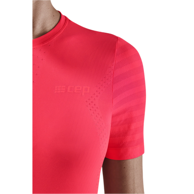 Ultralight Short Sleeve Shirt, Women, Pink, Sleeve Detail