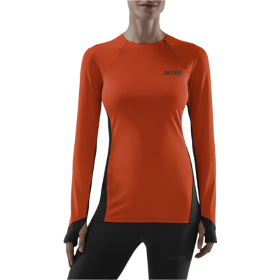 Cold Weather Shirt, Women, Dark Orange