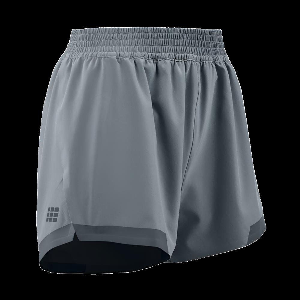 Training Loose Fit Shorts, Women, Grey, Front View