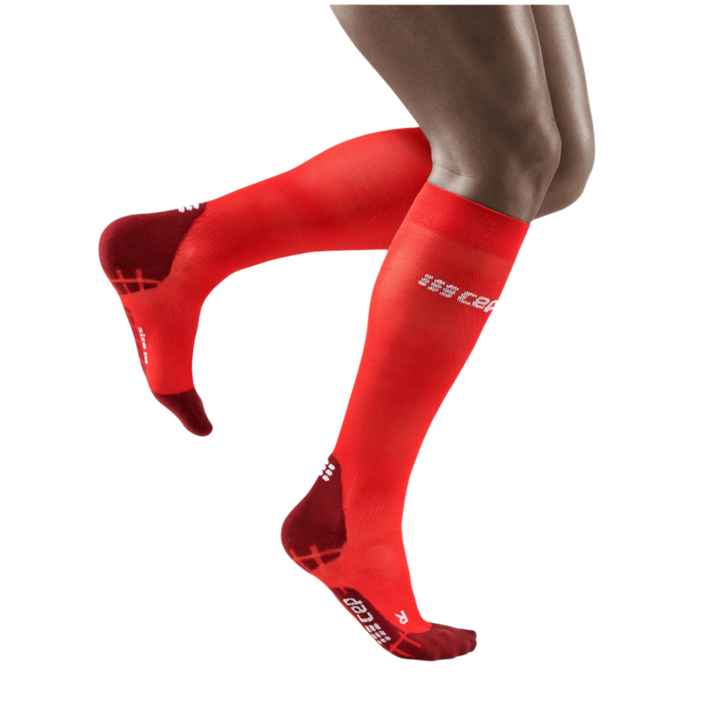Ultralight Tall Compression Socks, Men, Lava/Dark Red