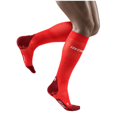 Ultralight Tall Compression Socks, Men, Lava/Dark Red