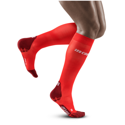 Ultralight Tall Compression Socks, Men, Lava/Dark Red