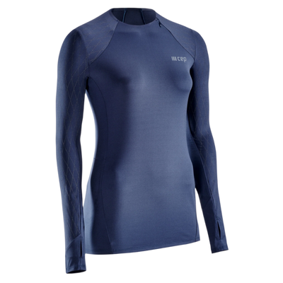 Cold Weather Shirt, Women, Navy, Front View