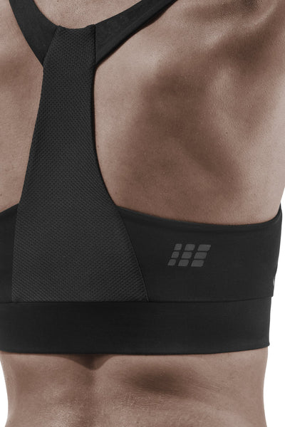 Sports Bra, Black, Back Detail 2