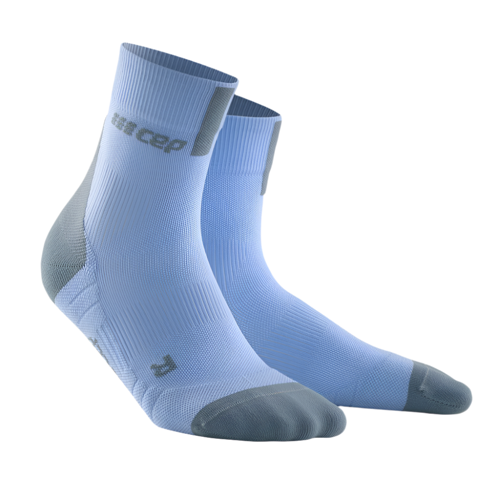 Short Compression Socks 3.0, Women, Sky/Grey - Side Alternate View