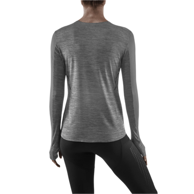 Run Long Sleeve Shirt, Women, Grey