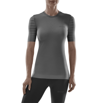 Ultralight Short Sleeve Shirt, Women, Grey