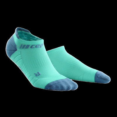 No Show Compression Socks 3.0, Men, Mint/Grey, Side View